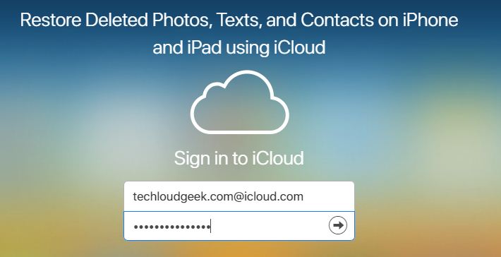 iCloud, iCloud Login, techloudgeek.com, techloudgeek.com